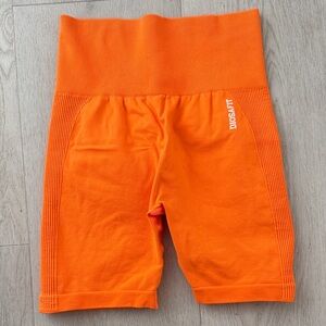 DiosaFit Orange Radiant Biker Shorts